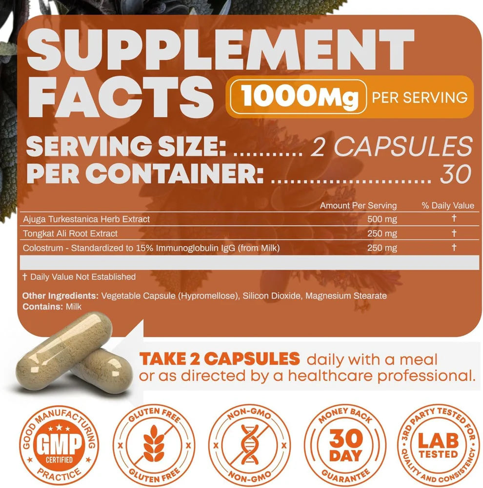 Turkesterone + Tongkat Ali — Train Hard. Feel Strong Again Naturally.